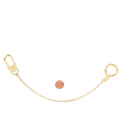 Louis Vuitton Metal Pochette Extender Key Ring Chain Gold 2 of 3