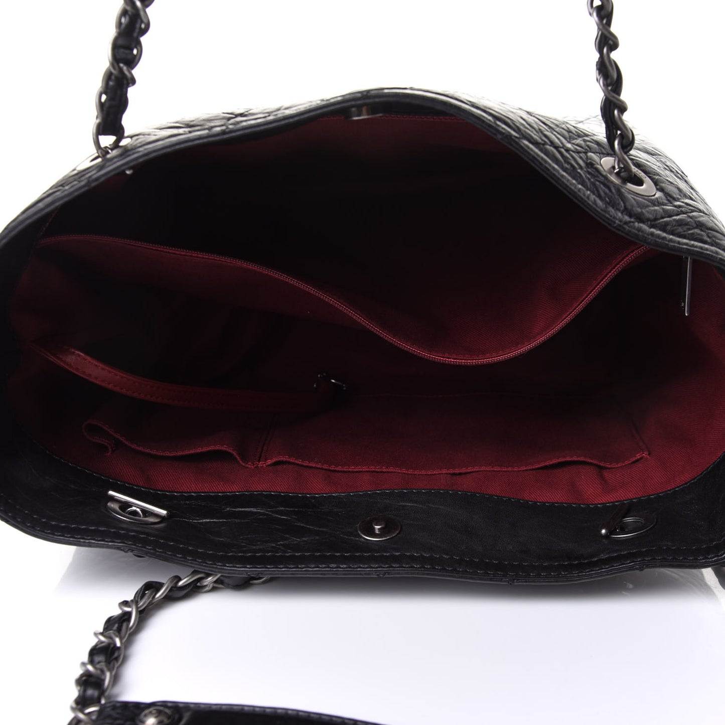 Calfskin Small Shopping In Moscow Tote Black