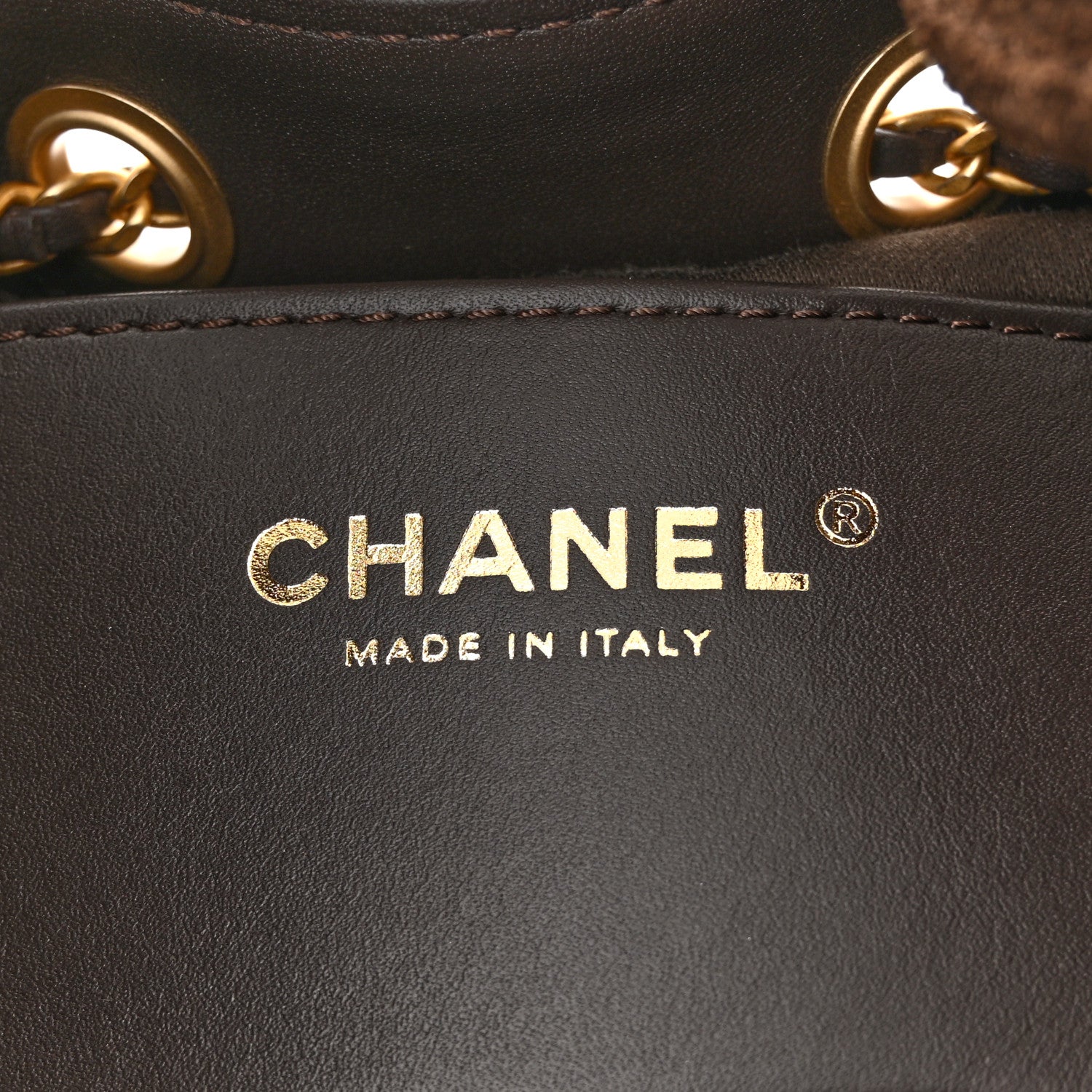 Chanel Suede Quilted Small Chanel 25 Handbag Dark Brown 6 of 10