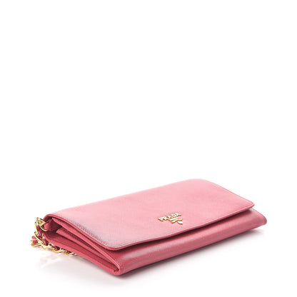 Prada Saffiano Metal Oro Chain Wallet Tamaris 4 of 9