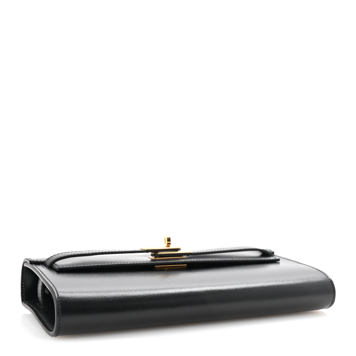 Hermes Box Kelly Wallet To Go Black 4 of 10