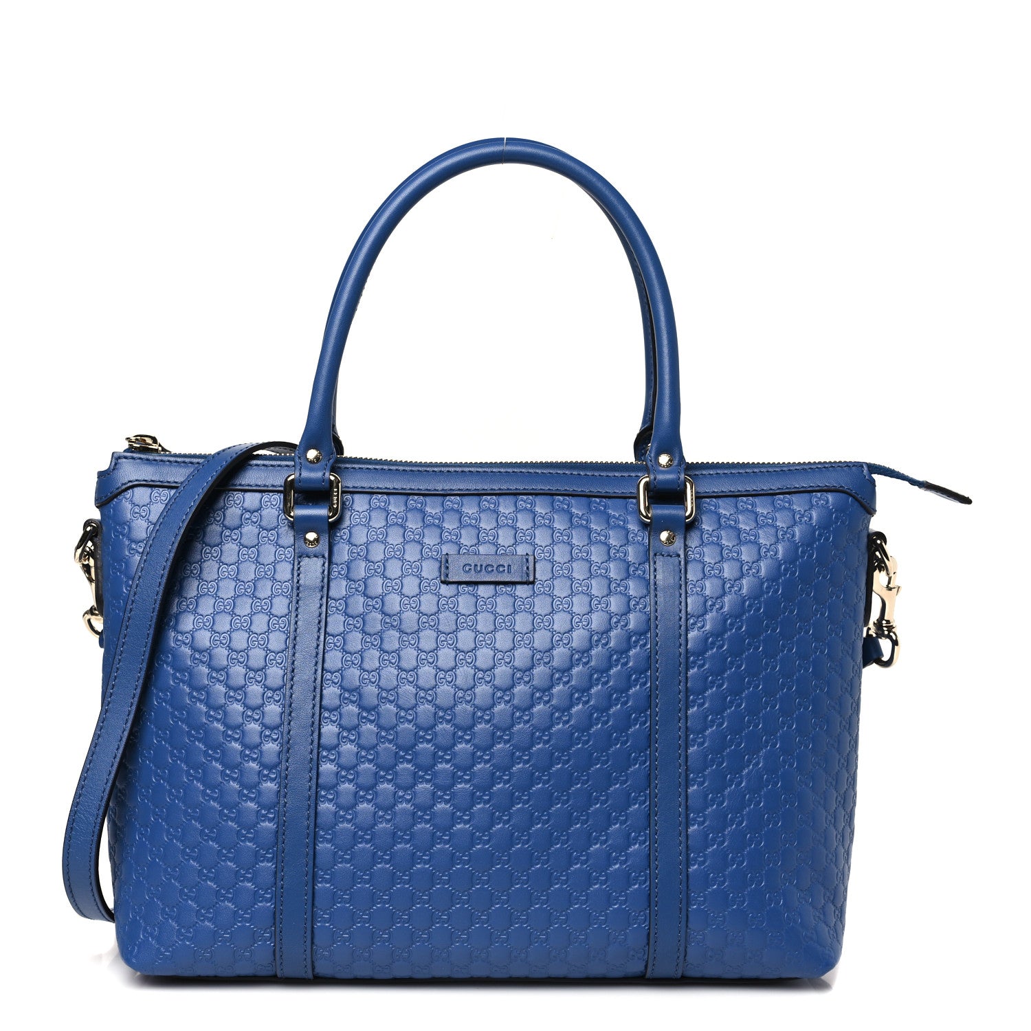 Gucci Soft Microguccissima Small Zippered Satchel Caspian 1 of 9
