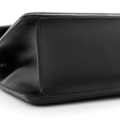 Bulgari Smooth Calfskin Quilted Serpenti Forever Diamond Maxi Framed Shoulder Bag Black 8 of 10