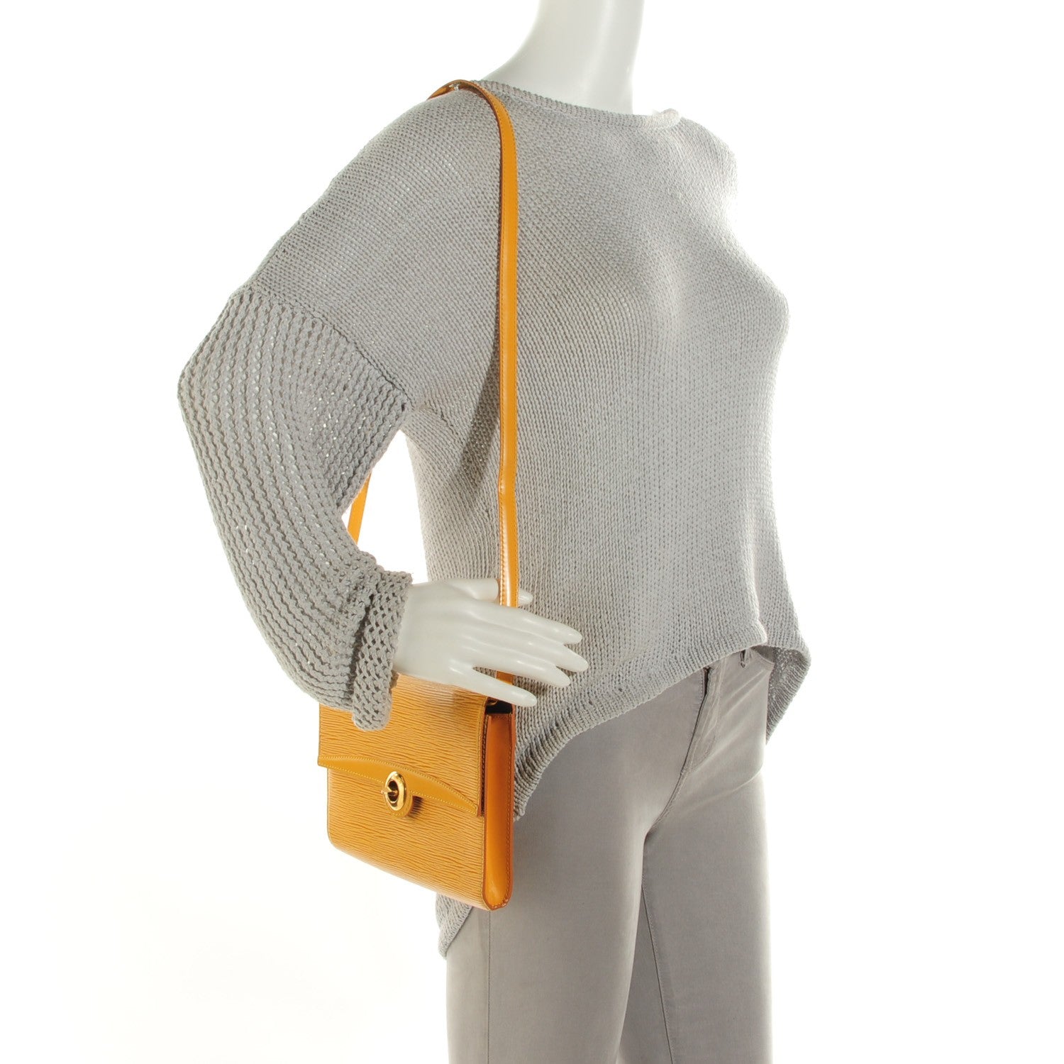 Louis Vuitton Epi Arche Pochette Yellow 2 of 7