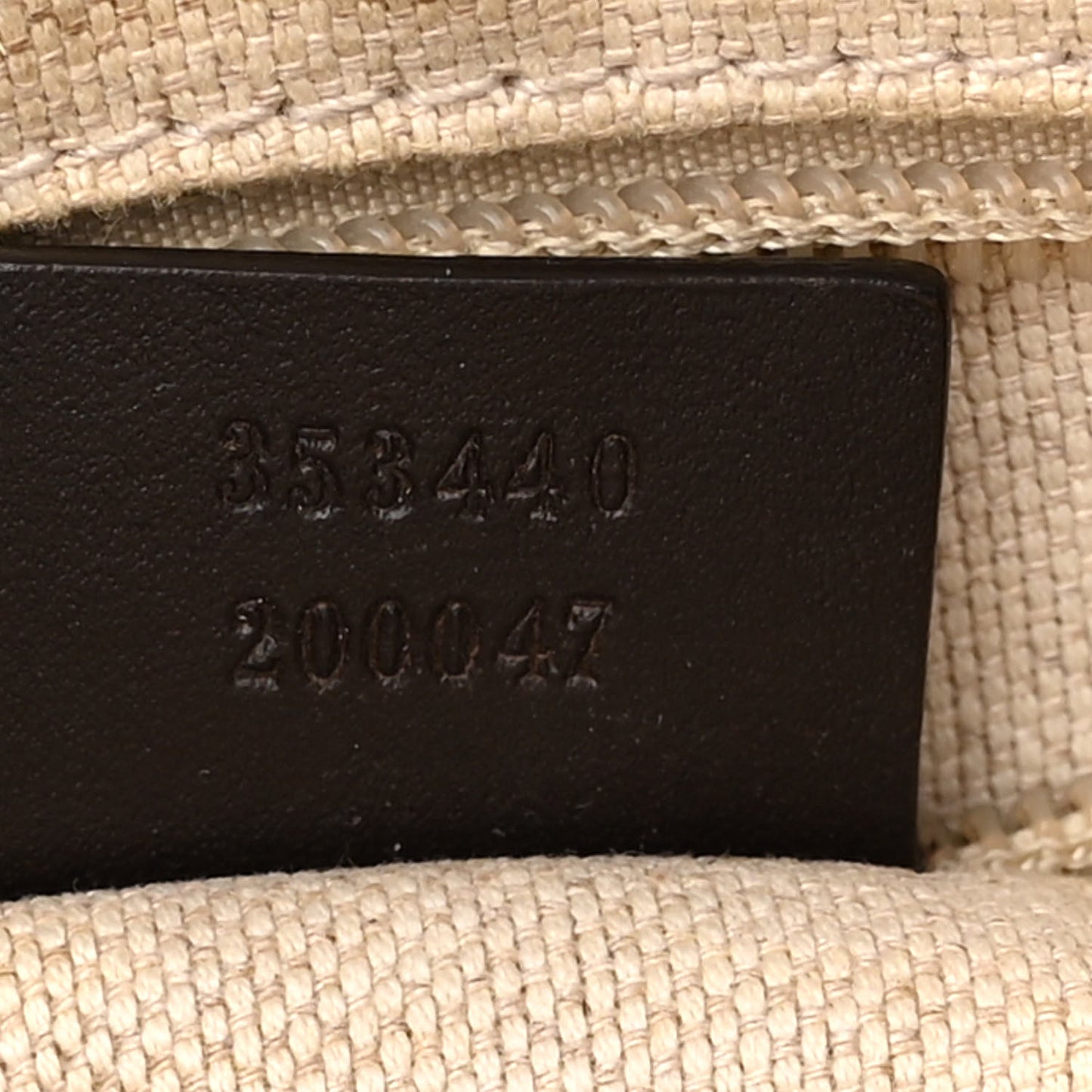 GG Supreme Monogram Small Zippered Tote Dark Brown