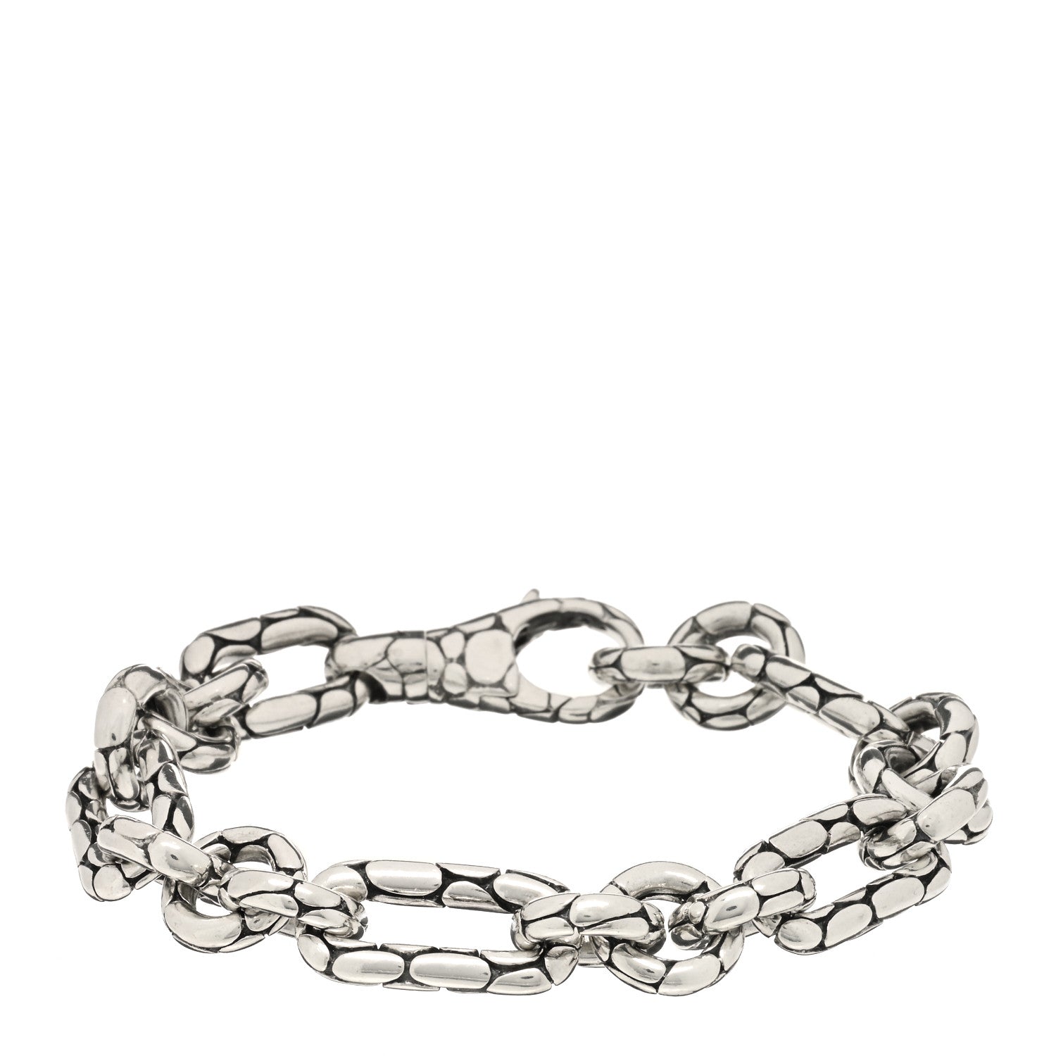 John Hardy Sterling Silver Kali Pebble Link Bracelet 1 of 3