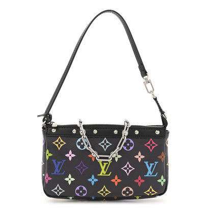 Louis Vuitton LV X TM Monogram Multicolor Pochette Accessories Black 1 of 10