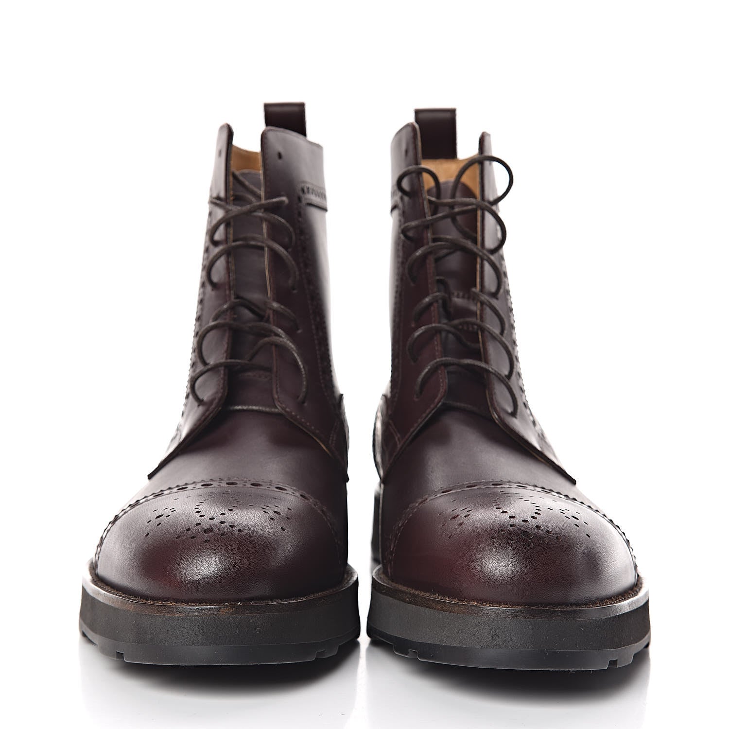 Hermes Calfskin Mens Lace Up Boots 42 2 of 8