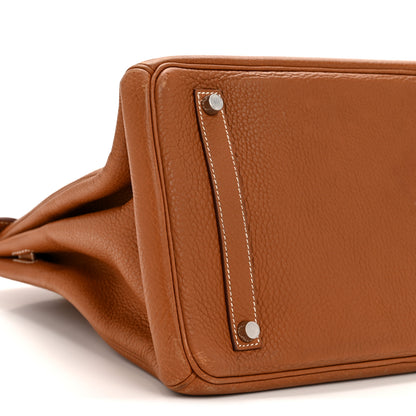 Hermes Taurillon Clemence Birkin 35 Gold 9 of 15