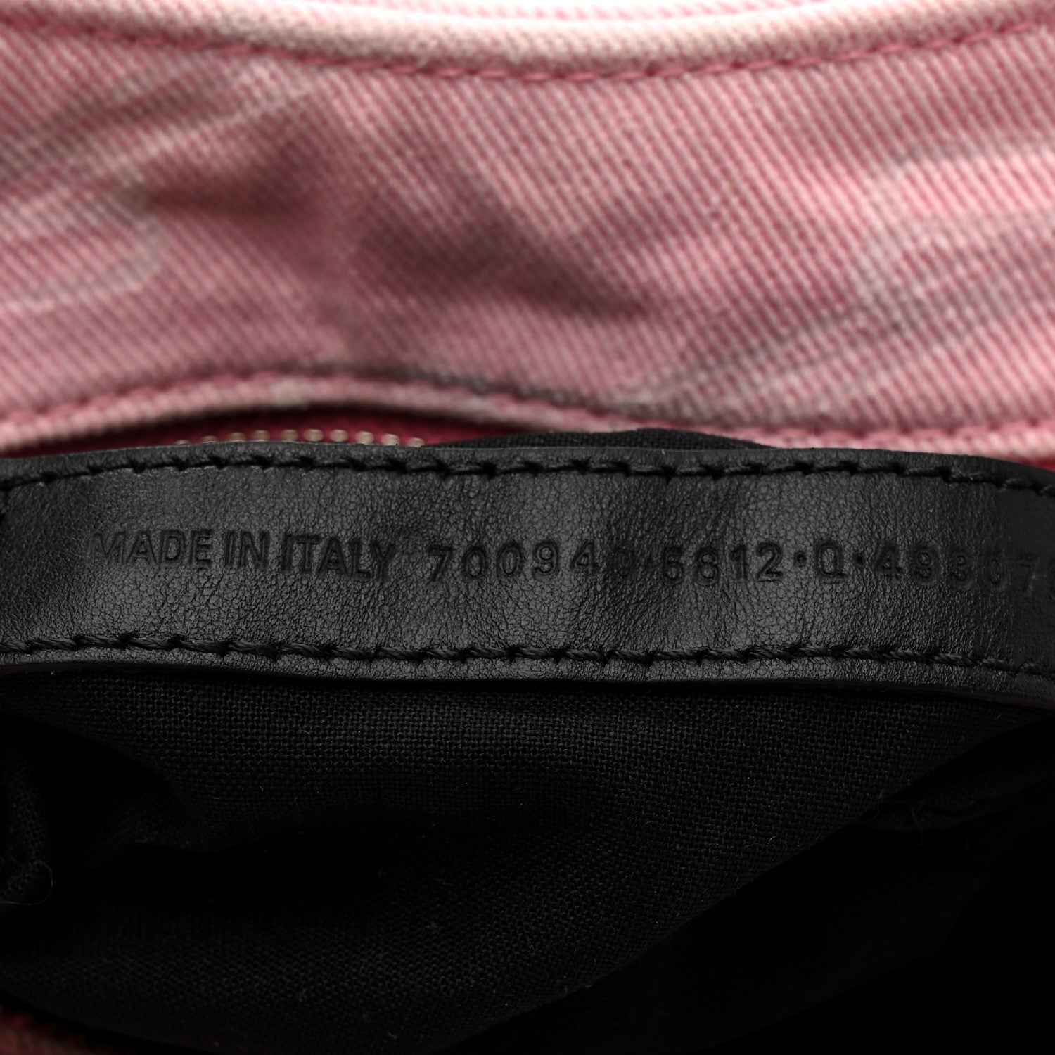 Balenciaga Denim BB Monogram Neo Cagole Handbag XS Pink 7 of 15