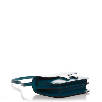 Hermes Tadelakt Constance 18 Bleu Izmir 5 of 14