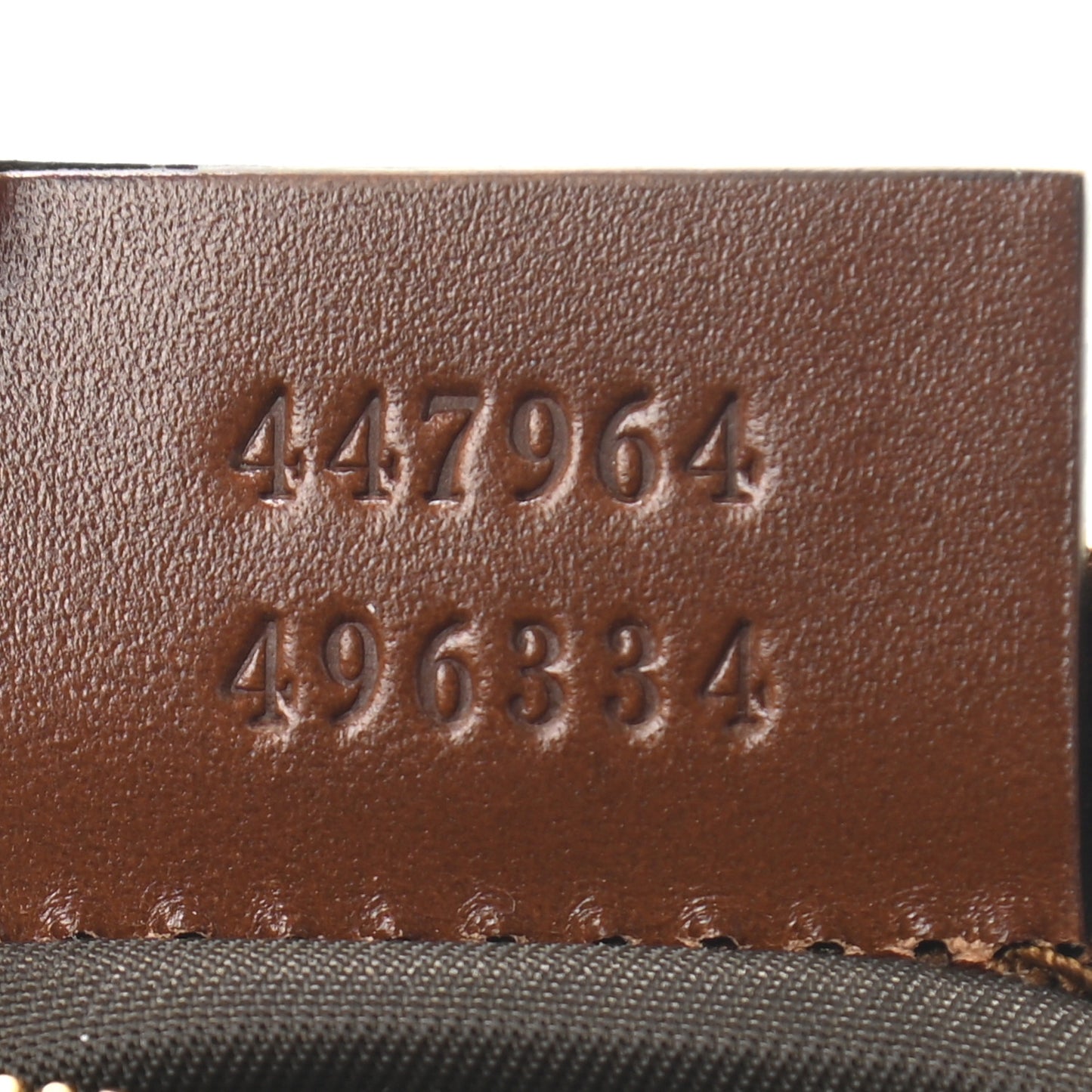 GG Supreme Monogram Key Case Brown