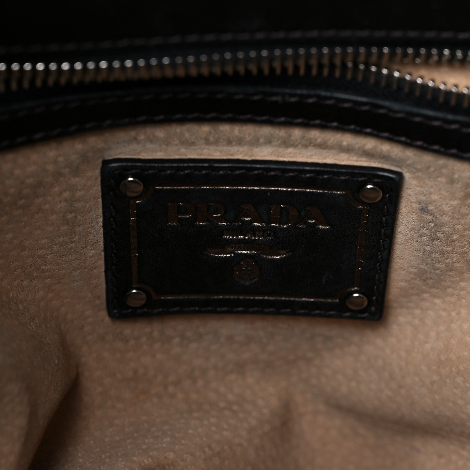 Prada Tessuto Nylon Gaufre Camouflage Tote Fumo 6 of 26