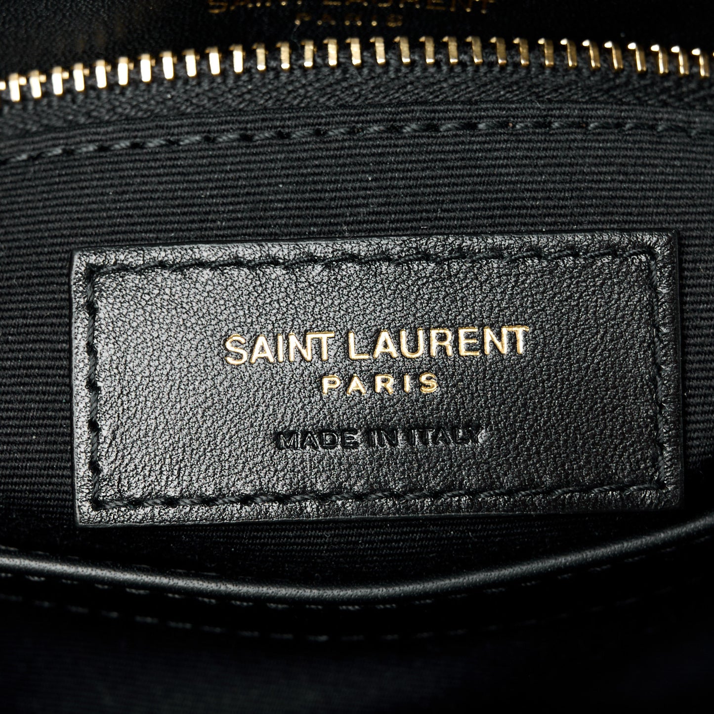 Patent Y Quilted Monogram Toy Loulou Crossbody Bag Black