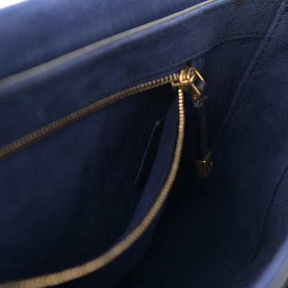 Christian Dior Grained Calfskin Dio(r)evolution Flap Bag Navy Blue 7 of 18
