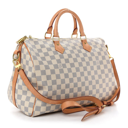 Louis Vuitton Damier Azur Speedy Bandouliere 35 3 of 11