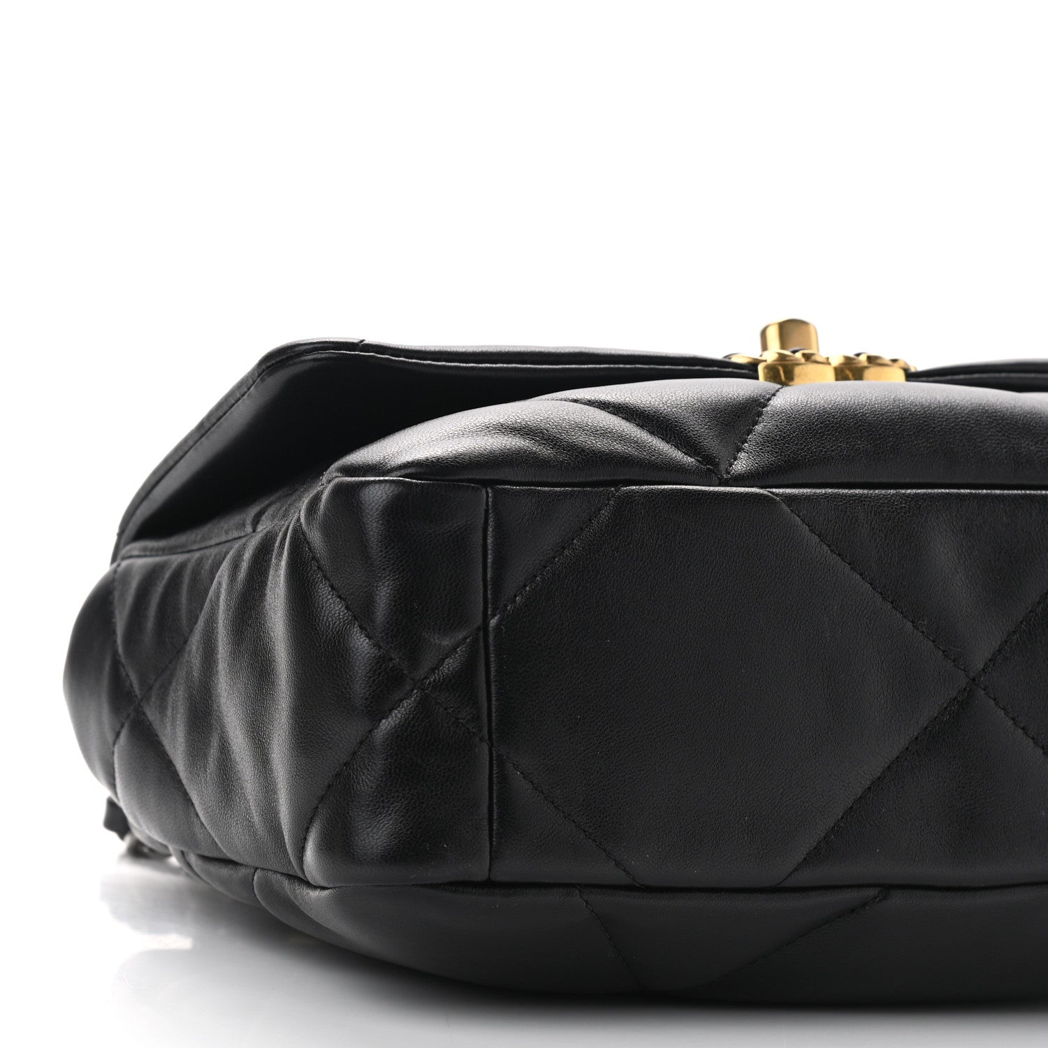 Chanel Lambskin Quilted Medium Chanel 19 Flap Black 9 of 10