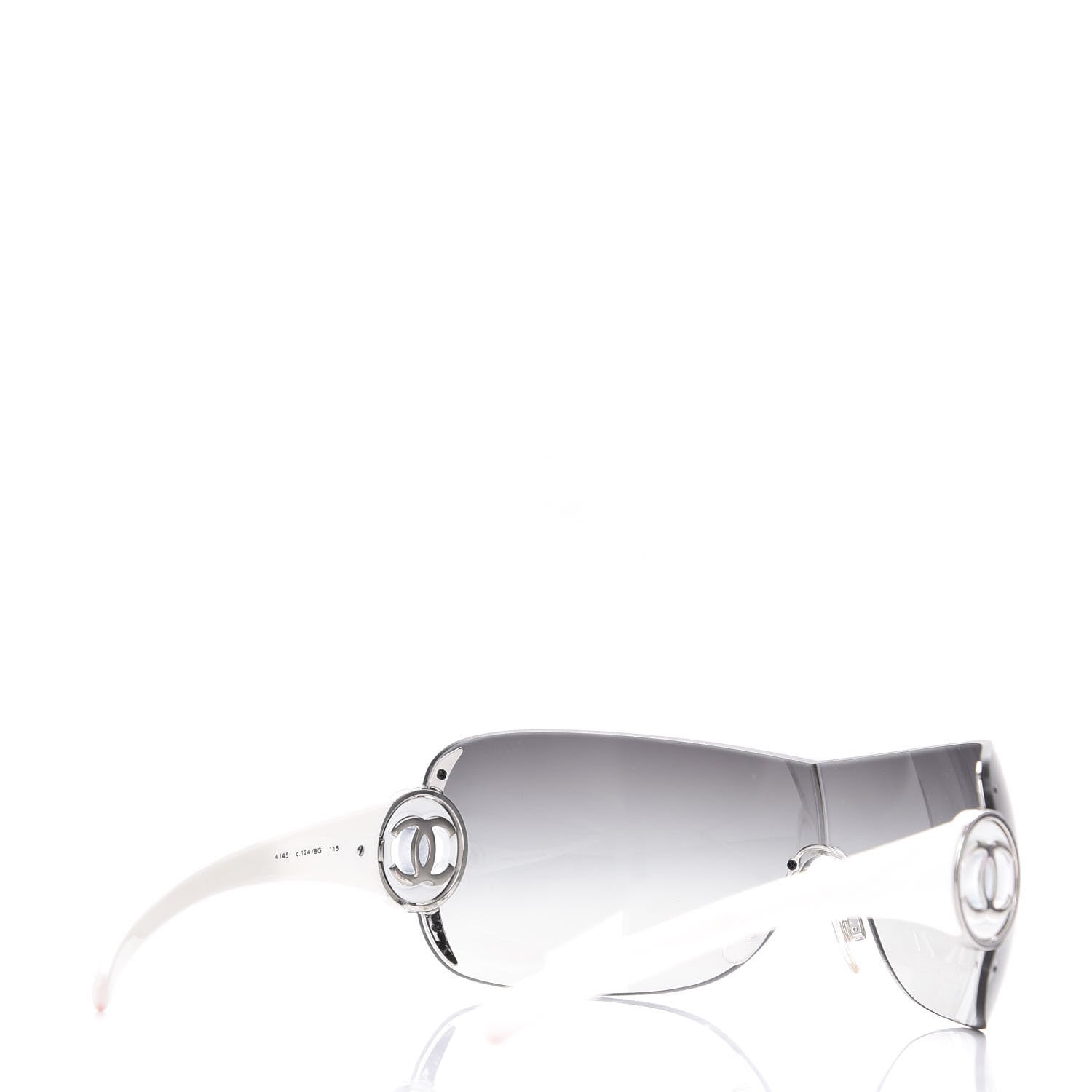 Chanel CC Sunglasses 4145 White 3 of 10