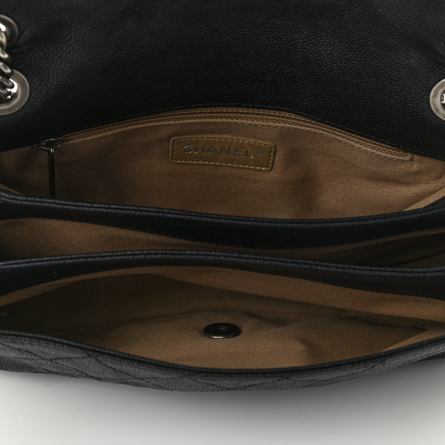 Chanel Caviar Quilted Medium Simply CC Flap Black 4 of 8