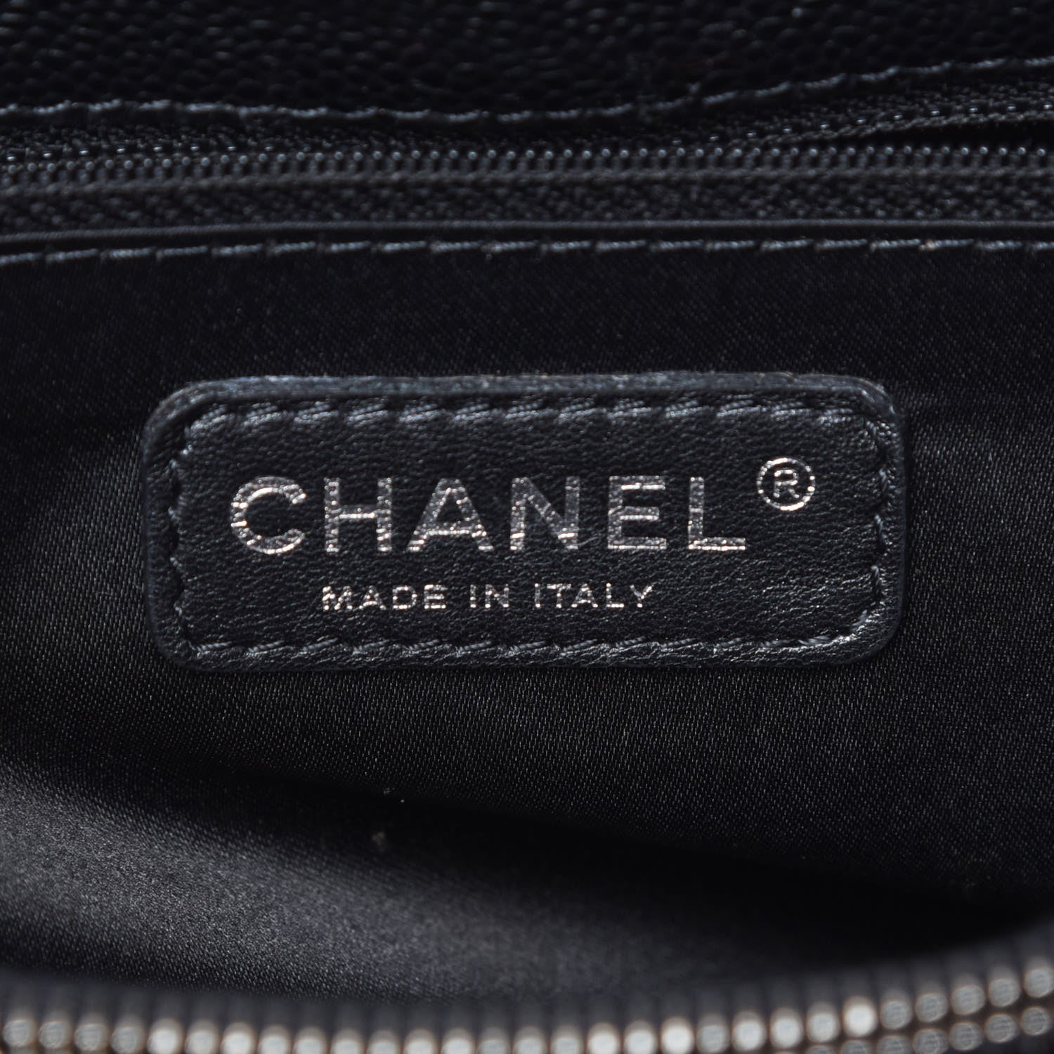 Chanel Caviar Quilted Grand Shopping Tote GST Black 6 of 13