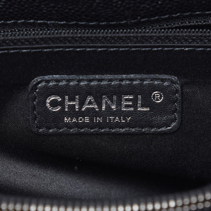 Chanel Caviar Quilted Grand Shopping Tote GST Black 6 of 13