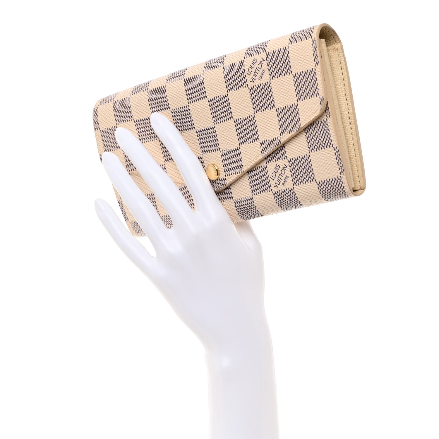 Louis Vuitton Damier Azur Sarah Wallet NM 2 of 6