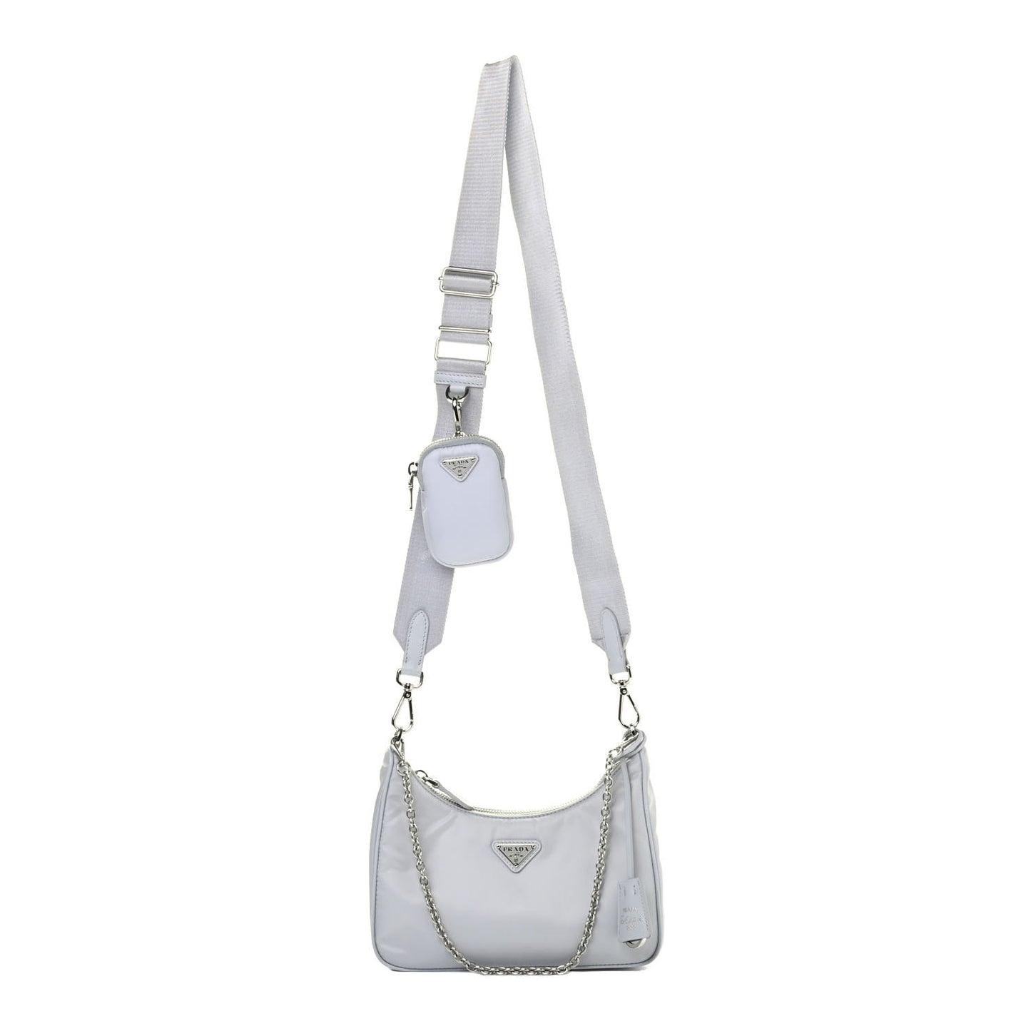 Re-Nylon Saffiano Re-Edition 2005 Shoulder Bag Fiordaliso