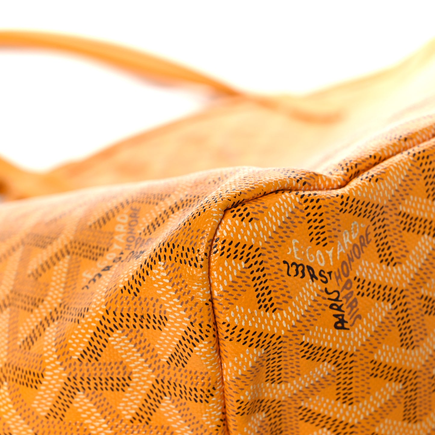 Goyardine Saint Louis PM Yellow
