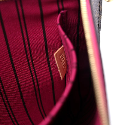 Louis Vuitton Monogram Neverfull MM GM Pochette Pivoine 7 of 7