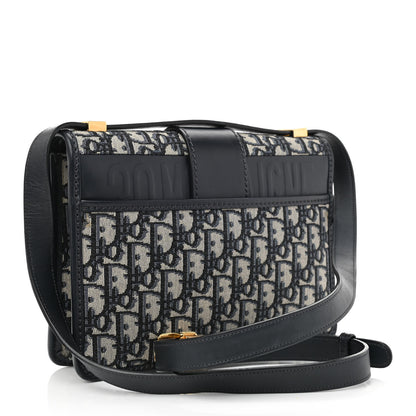 Christian Dior Oblique 30 Montaigne Flap Bag Blue 3 of 8