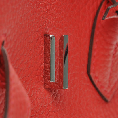 Hermes Togo Birkin 35 Rouge Casaque 12 of 23
