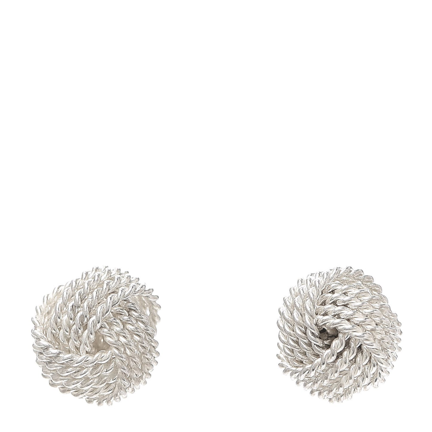 Sterling Silver Twist Knot Earrings
