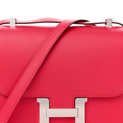 Hermes Epsom Constance 24 Rose Extreme 8 of 11
