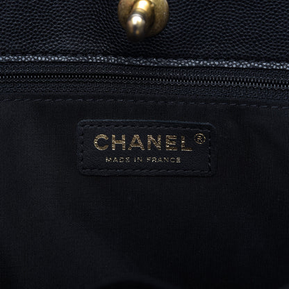 Chanel Caviar Quilted Sweet Classic Shopping Tote Black 8 of 10
