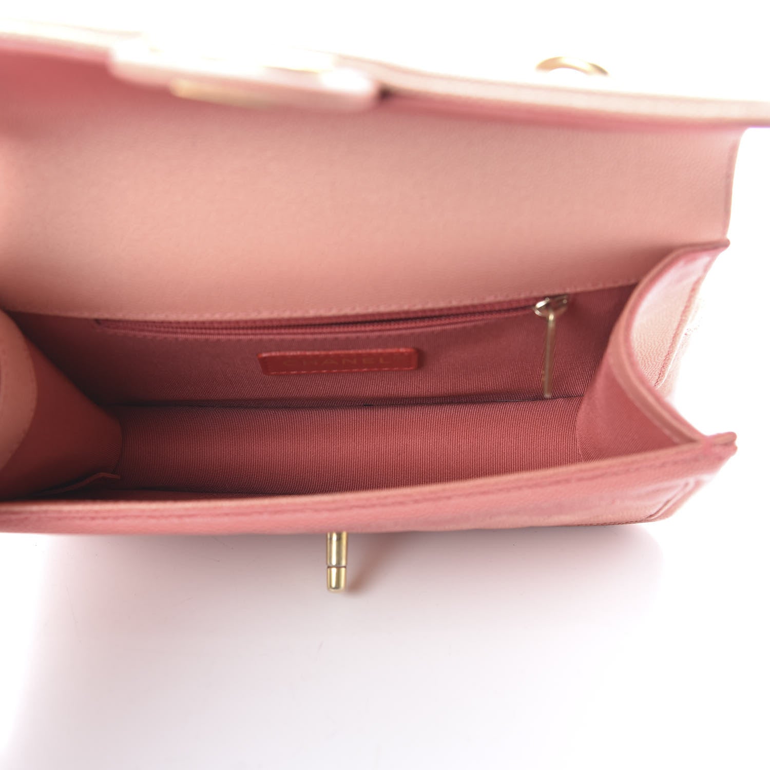 Chanel Caviar Quilted Small Sunset On The Sea Flap Coral 5 of 10