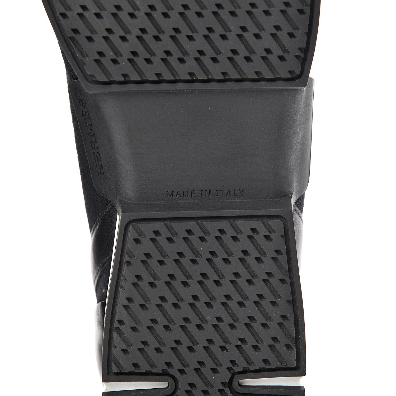 Hermes Mesh Calfskin Suede Soft Sneakers 37 Black 6 of 9