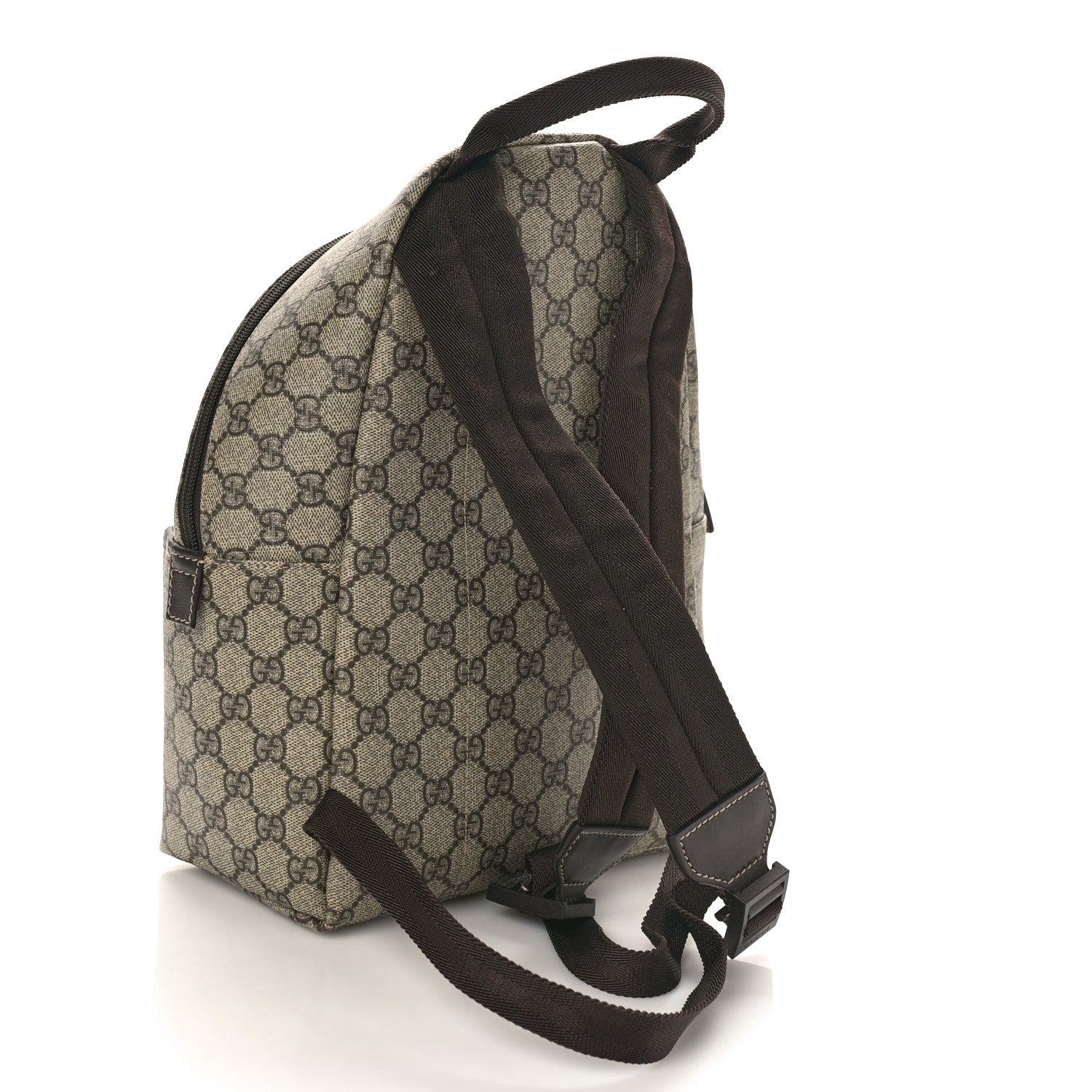 Gucci GG Supreme Monogram Margaux Calfskin Childrens Day Backpack Beige Ebony Cocoa Dark Chocolate 2 of 9