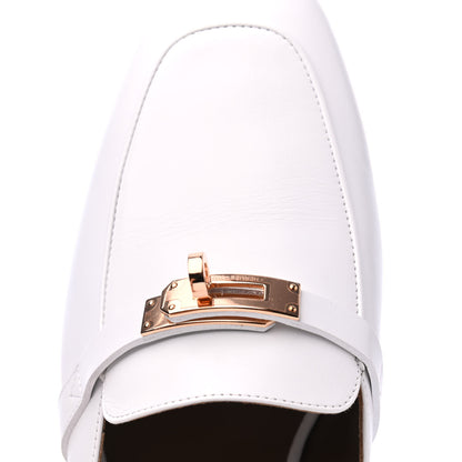 Hermes Calfskin Oz Mules 39.5 White 6 of 11