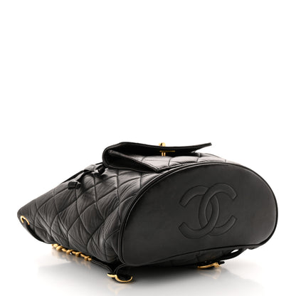 Chanel Lambskin Quilted Backpack Black 4 of 15