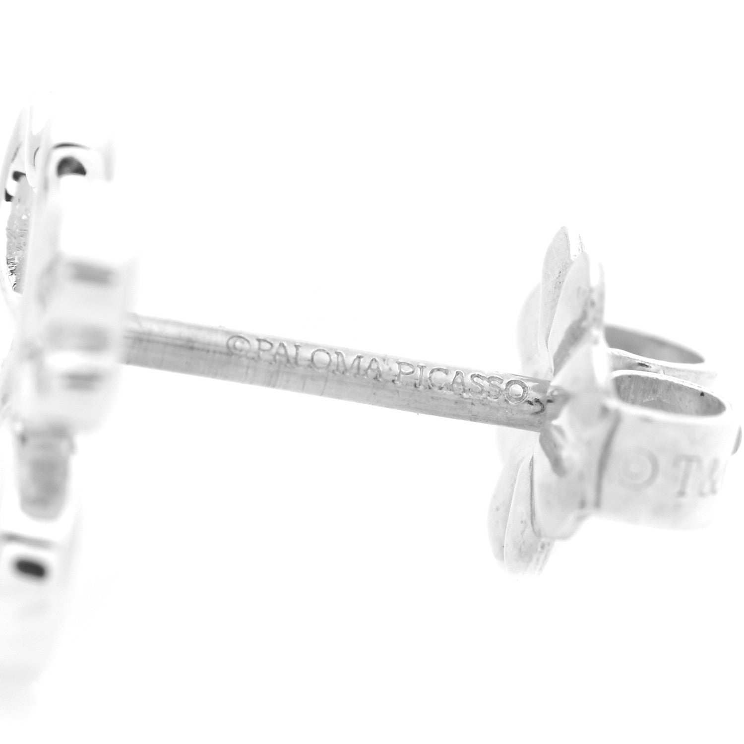 Tiffany Sterling Silver Paloma Picasso Loving Hearts Earrings 4 of 4