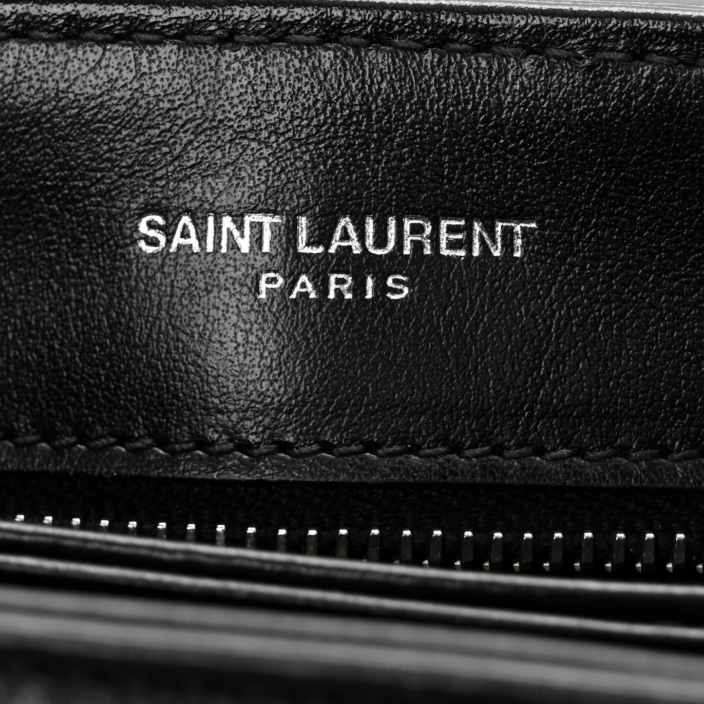 Calfskin Y Quilted Monogram Toy Loulou Crossbody Bag Black