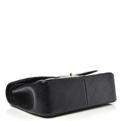 Chanel Caviar Quilted Jumbo Double Flap Black 5 of 12