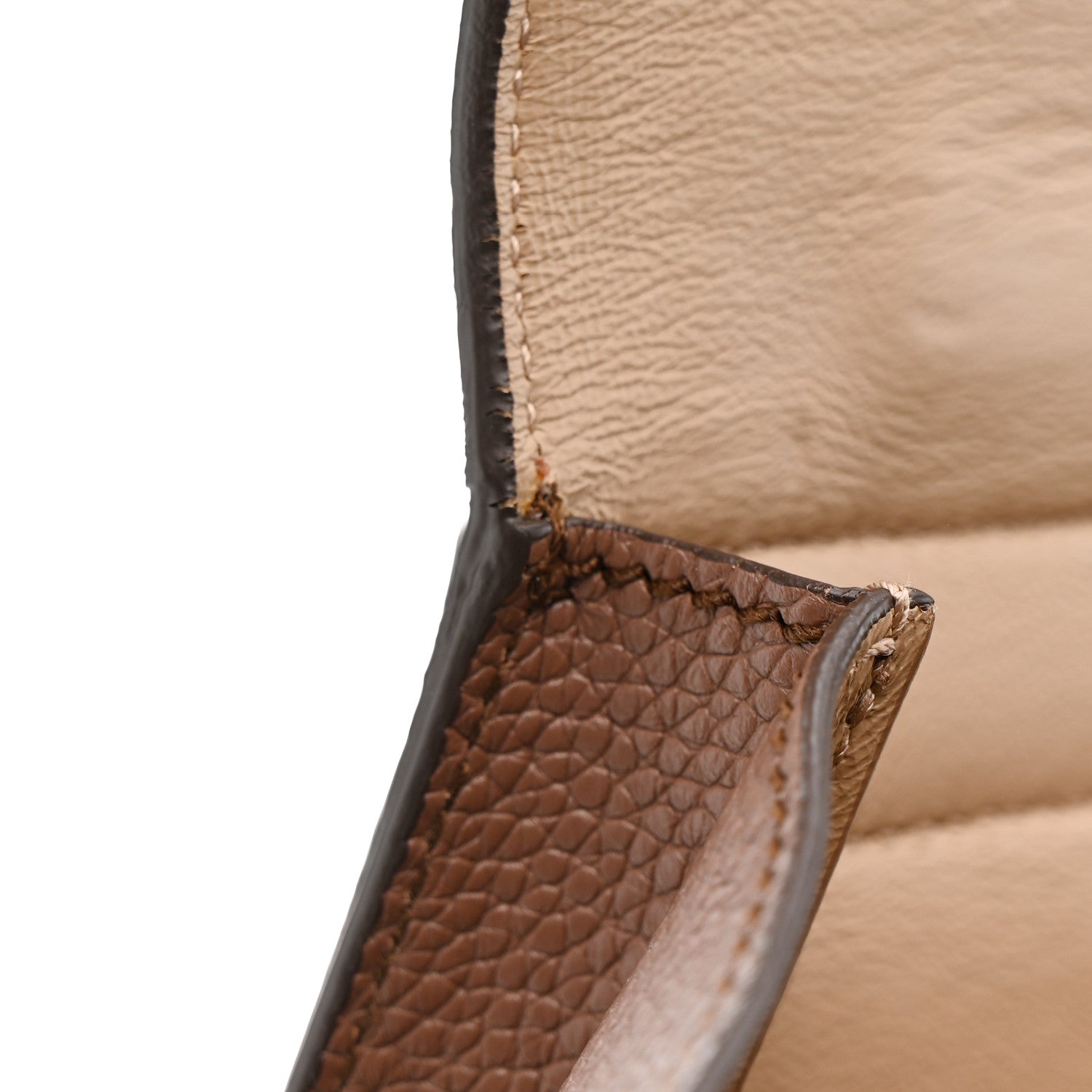 Salvatore Ferragamo Grained Calfskin Sofia Satchel Moka 16 of 19
