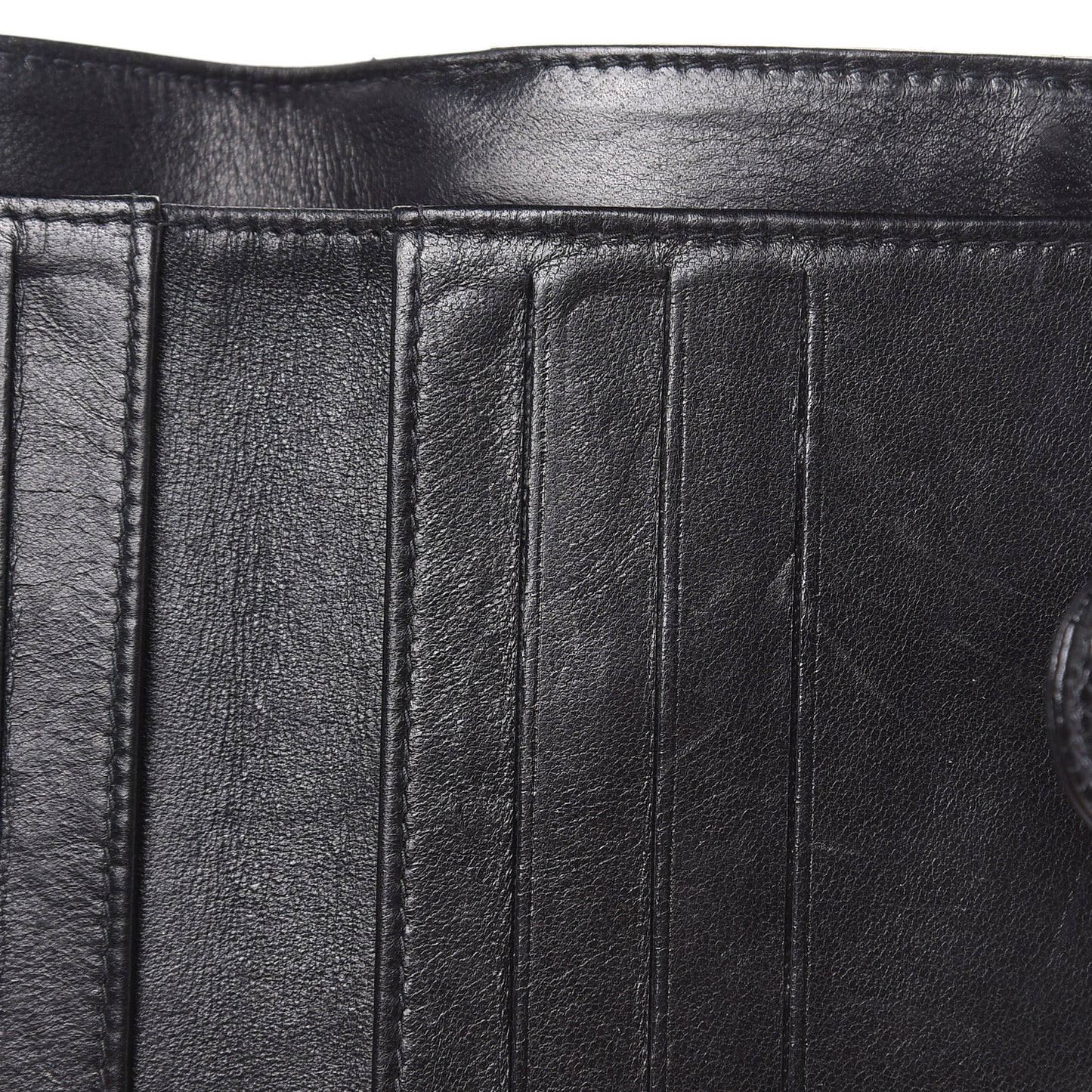 Caviar Timeless CC Compact French Wallet Black