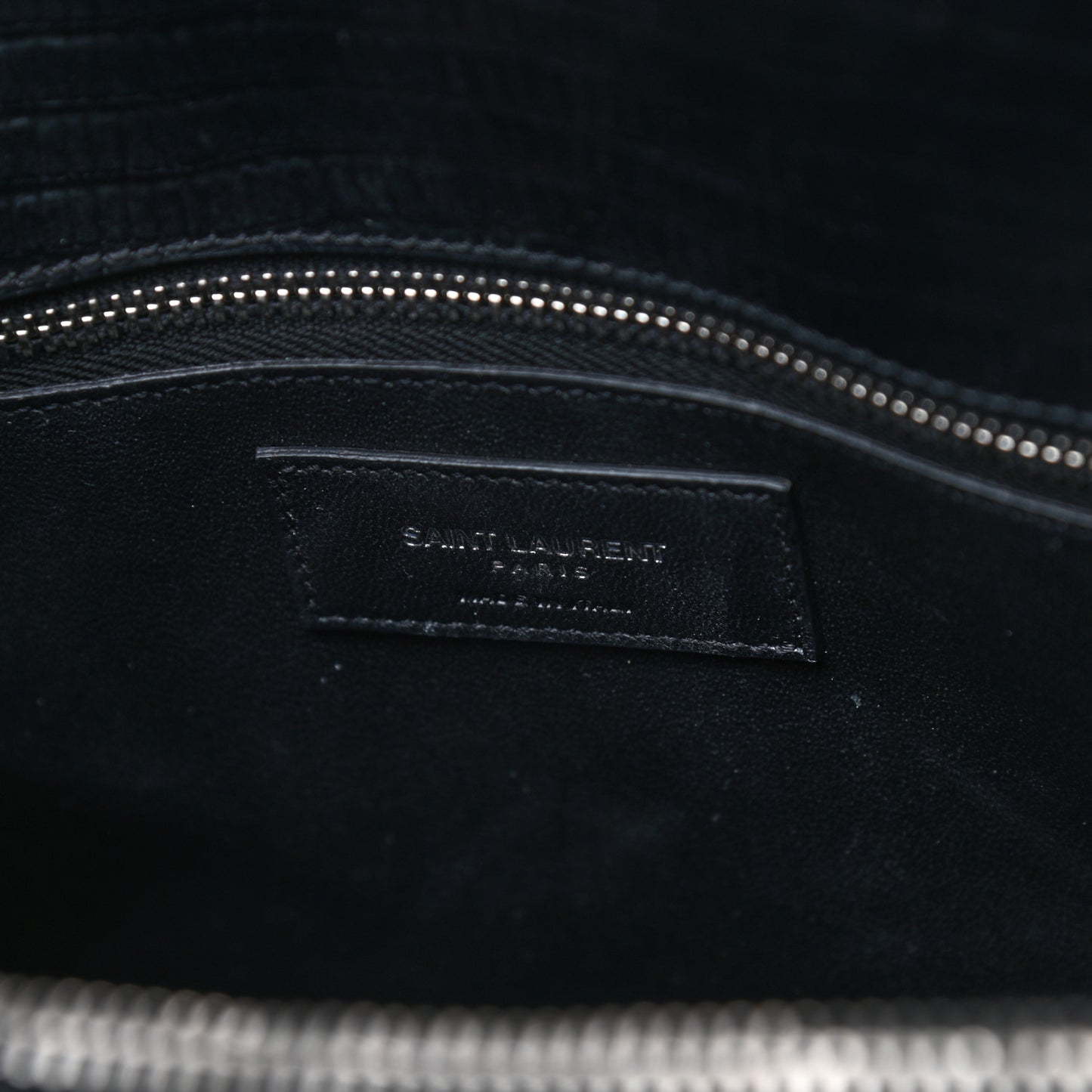 Lizard Embossed Calfskin Small Sac De Jour Black