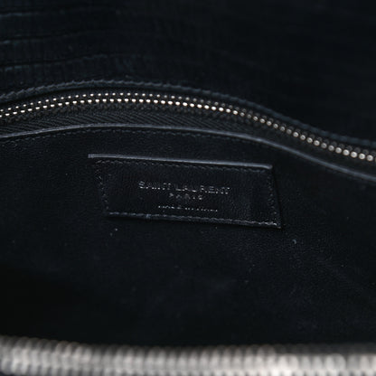 Saint Laurent Lizard Embossed Calfskin Small Sac De Jour Black 6 of 8