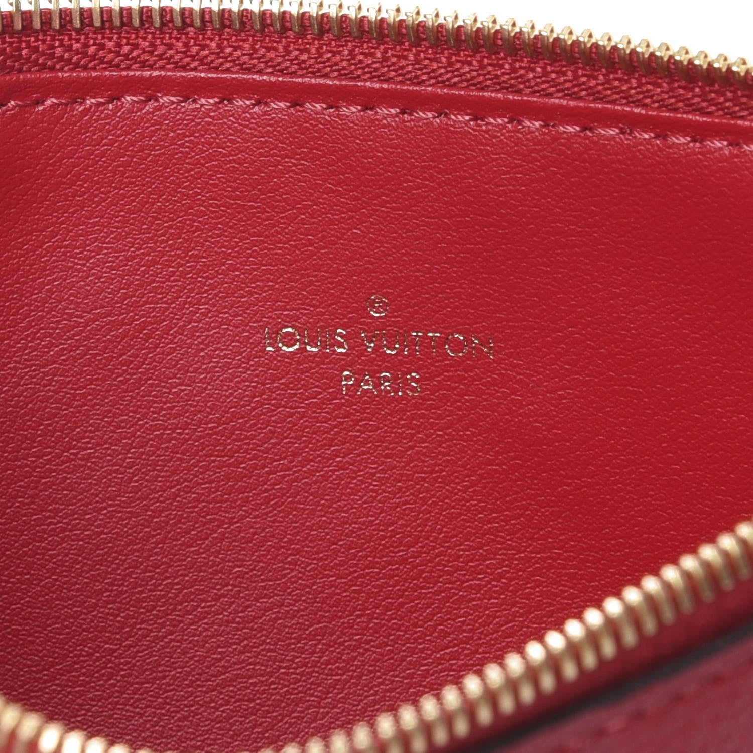 Louis Vuitton Empreinte Felicie Chain Wallet Zippered Insert Cherry 6 of 6