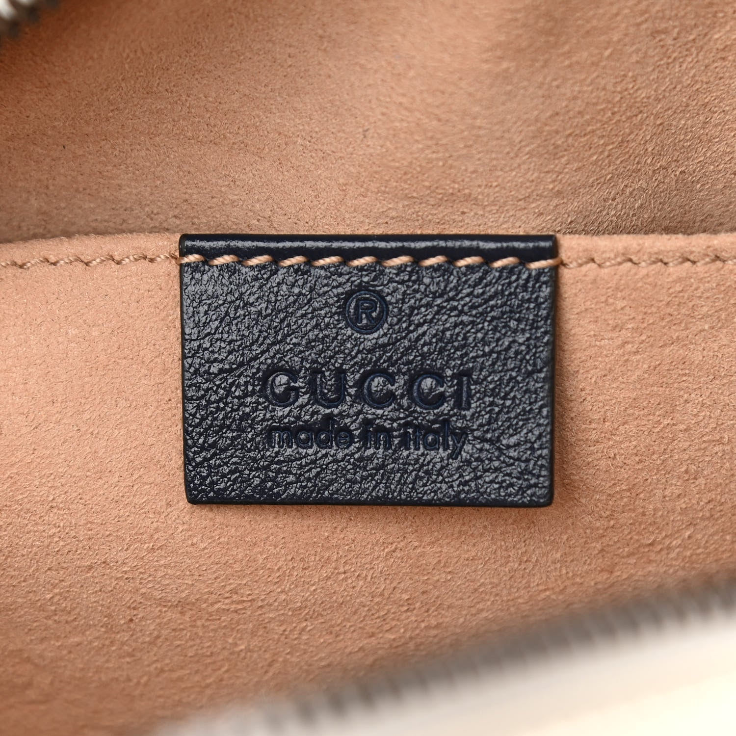 Gucci Vintage Effect Calfskin Matelasse Diagonal Small Torchon GG Marmont Chain Shoulder Bag Mystic White Blue Agata 6 of 11