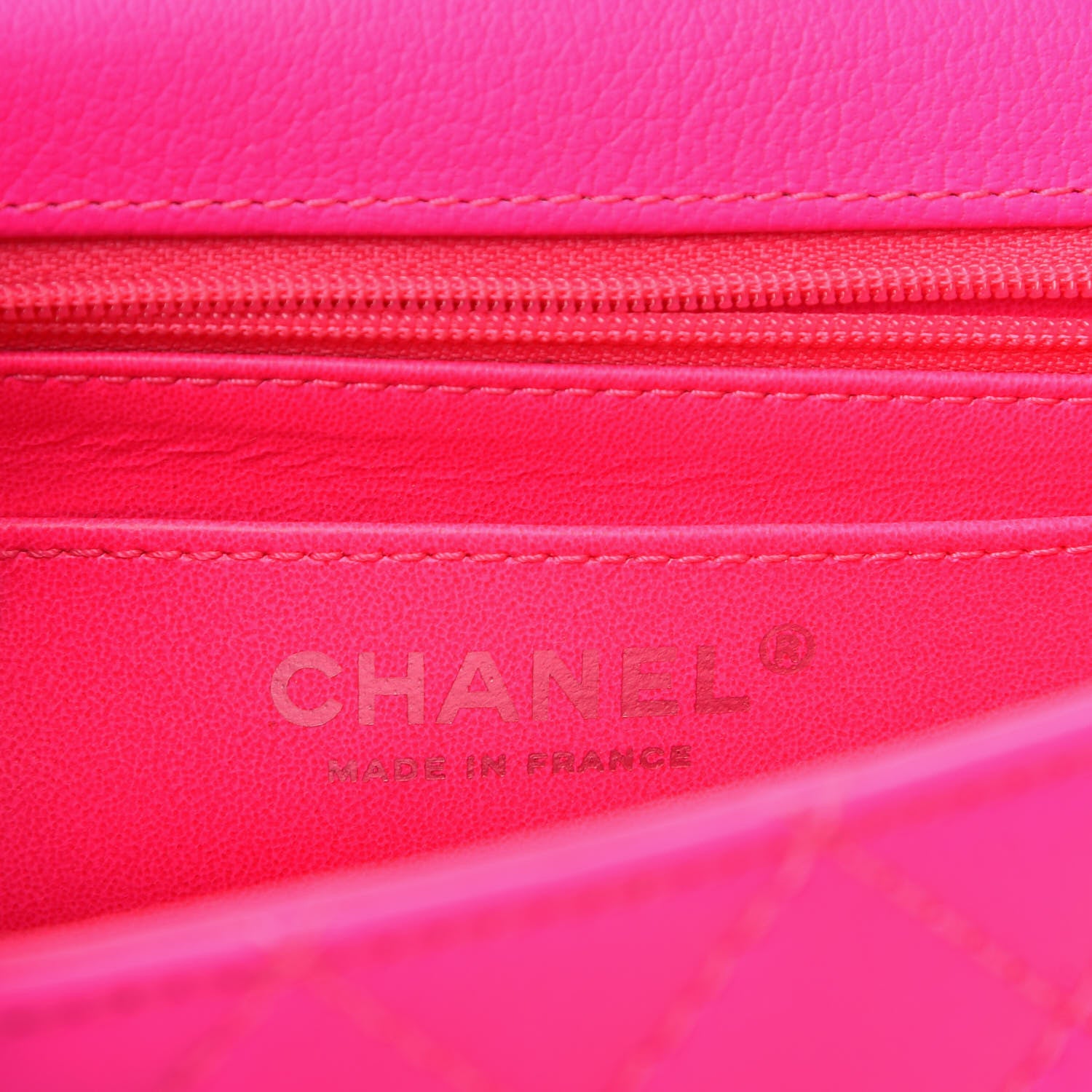 Chanel Goatskin Quilted 2.55 Reissue Mini Flap Fluorescent Pink 8 of 10