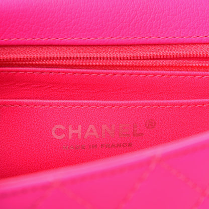 Chanel Goatskin Quilted 2.55 Reissue Mini Flap Fluorescent Pink 8 of 10